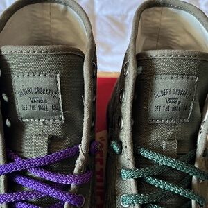 Gilbert Crocket Vans Olive Sneakers